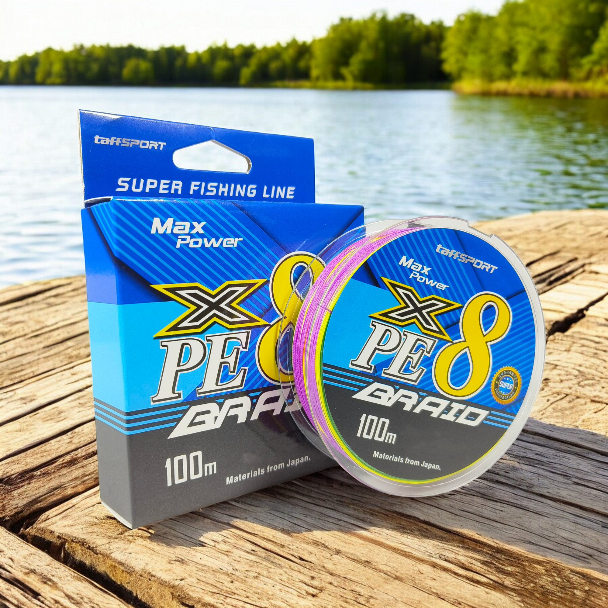 Gambar produk TaffSPORT Senar Pancing PE 8 Braided Strand Fishing Line 100M 7.0 - X8