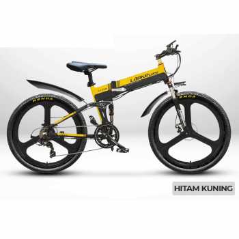 Gambar produk Lankeleisi Sepeda Listrik Lipat Folding Bike Elite Version 48V 10.4Ah - XT750