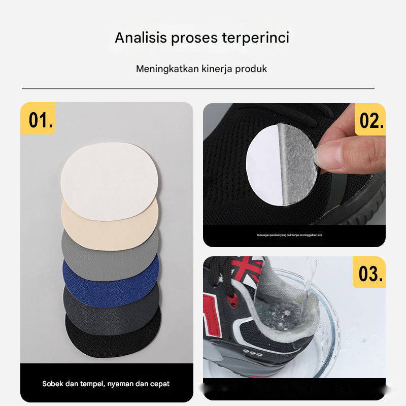 FUADA Stiker Tambal Sepatu Alas Kaki Repair Patch Insole Shoes 6 PCS - SS4413 Gambar produk FUADA Stiker Tambal Sepatu Alas Kaki Repair Patch Insole Shoes 6 PCS - SS4413