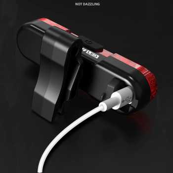 Gambar produk TaffLED Lampu Belakang Sepeda LED COB USB Rechargeable 220mA - AS1010