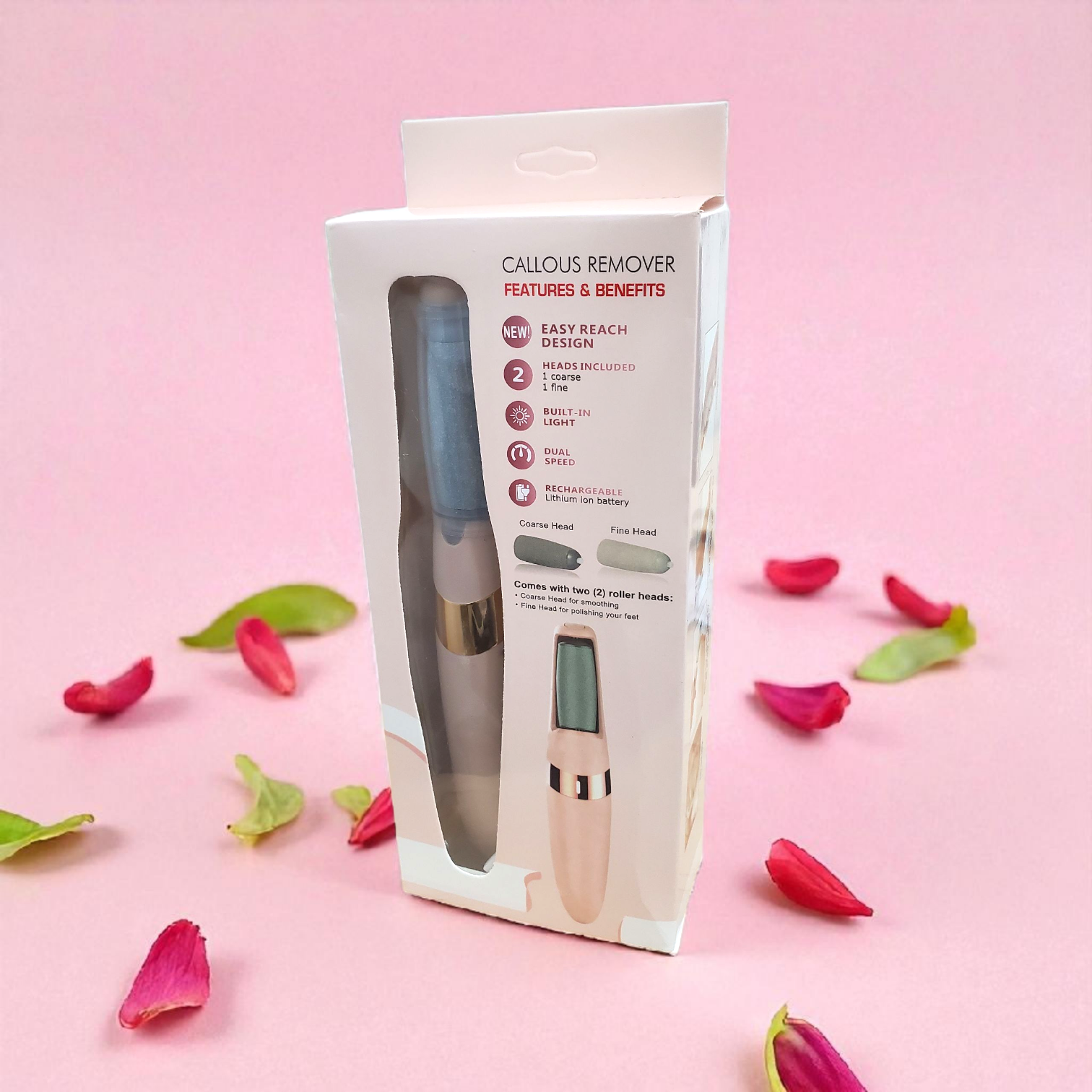 Gambar produk WANHENGDA Penghalus Tumit Elektrik Foot Callus Grinder Rechargeable - XG-P8020