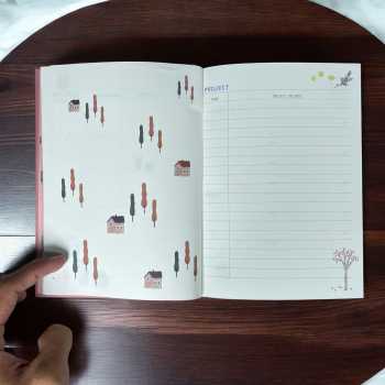 Gambar produk DingDongTu Buku Diary 365 Hari Daily Journal Hard Cover 128 Lembar - DDT-4083