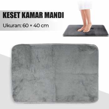TaffHOME Keset Kamar Mandi Bathroom Mat Absorbent 60x40cm - LA-40