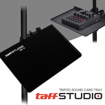 TaffSTUDIO Microphone Stand Holder Clip On Tray for Mic Stand Utility - NB-12