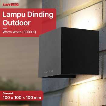 Gambar produk TaffLED Lampu Dinding Hias Outdoor Modern Aluminium 6W Warm White - MSL022
