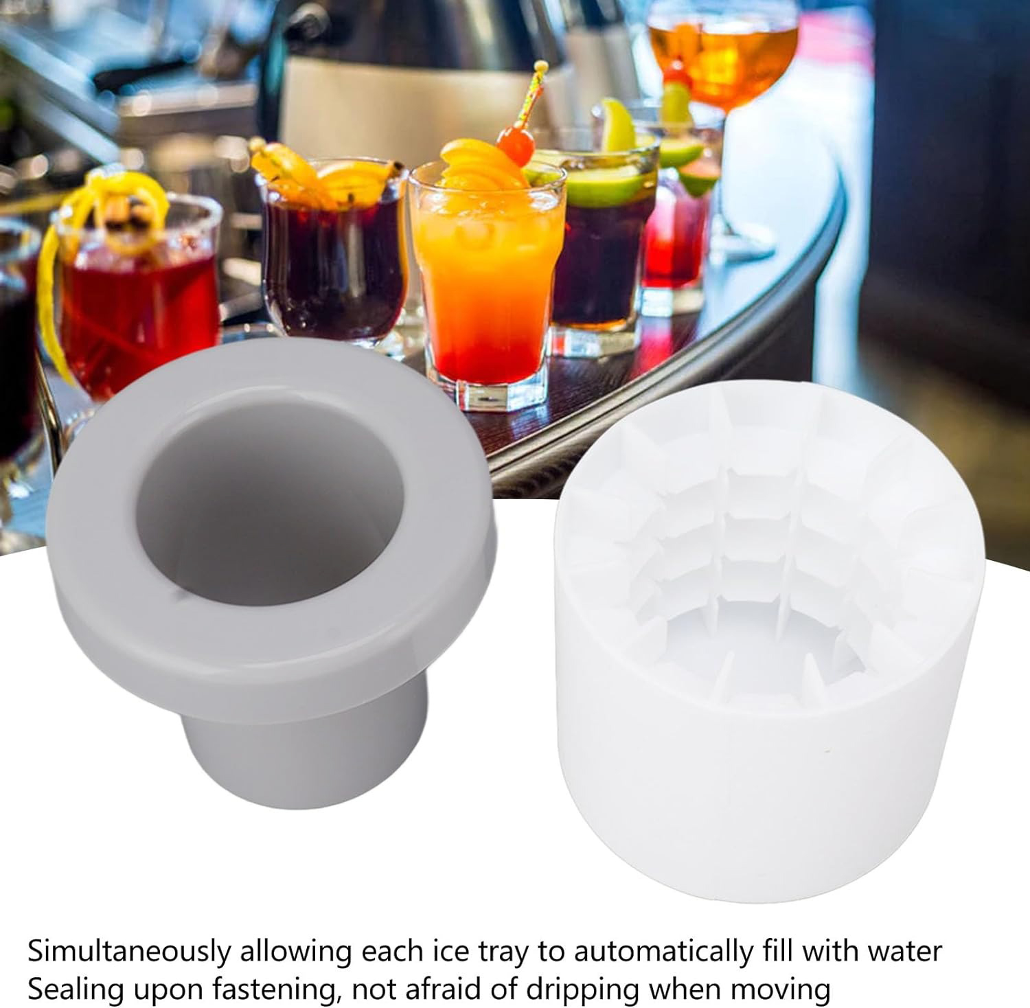 Gambar produk TOPICI Cetakan Es Batu Silikon Kotak 60 Grid Ice Cube Mold - TP-60