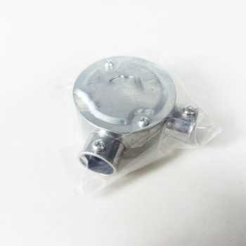 Gambar produk DPI Kotak Sambungan Pipa Kabel Listrik 2 Way Box Conduit Fitting 20mm - D-20