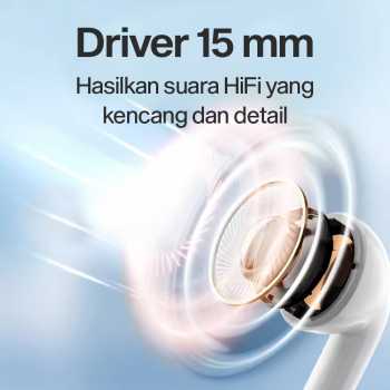 Gambar produk WOJOQ Earphone Bluetooth 5.3 TWS Earbuds HiFi Sound Noise Reduction - i12