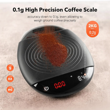 Gambar produk FREESIA Timbangan Kopi Digital Timer Coffee Scale 2kg 0.1g - K92E