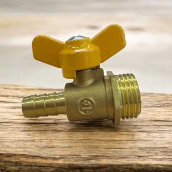 FMA Katup Bola Ball Valve Thread Connector Joint Copper Pipe 1/2 Inch Butterfly Handle - DN15 Gambar produk FMA Katup Bola Ball Valve Thread Connector Joint Copper Pipe 1/2 Inch Butterfly Handle - DN15