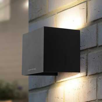 TaffLED Lampu Dinding Hias Outdoor Modern Aluminium 6W Warm White - MSL022 Gambar produk TaffLED Lampu Dinding Hias Outdoor Modern Aluminium 6W Warm White - MSL022