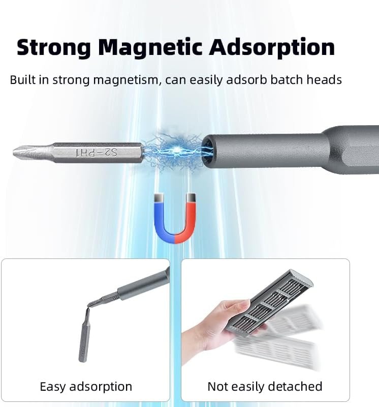 Gambar produk CSPACE Set Obeng Elektrik Multifungsi 58in1 Magnetic Screwdriver Head - CS03A