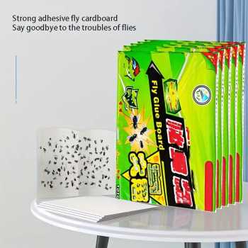 Gambar produk TRAPSI Perangkap Lem Lalat Kertas Fly Sticker Trap 15x25cm 10 PCS - T10