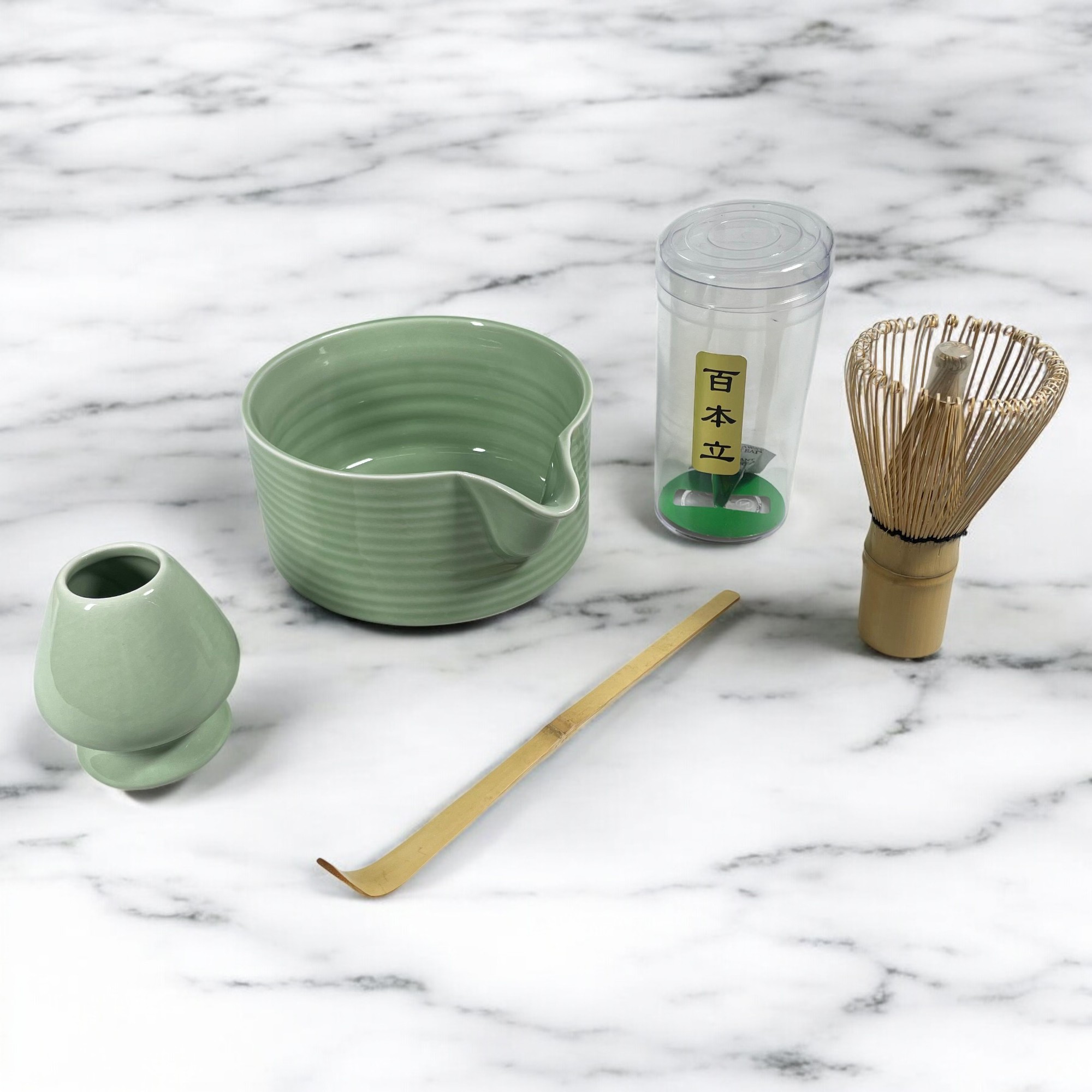 Gambar produk Dreamburgh Matcha Set Chawan Chasen Stand Chashaku Ceramic 500ml 4 PCS - CZ2