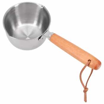 Gambar produk HARKO Panci Susu Mini Sauce Pan Stainless Steel 410 Dual Drainage 150ml - HK1