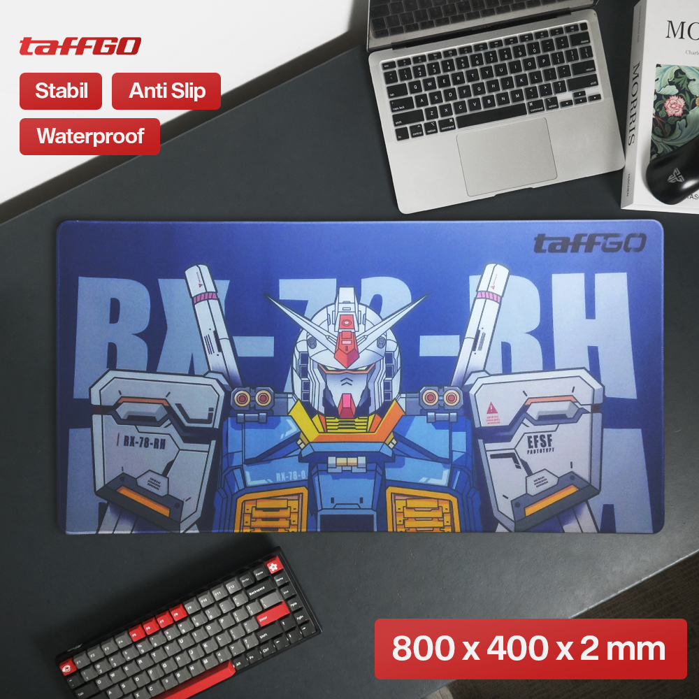 Gambar produk TaffGO Gaming Mouse Pad Gundam XL Desk Mat 800x400x2mm - KA-629