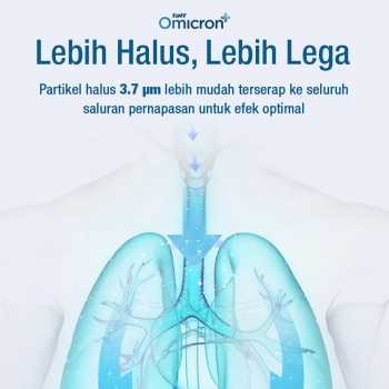 Gambar produk TaffOmicron Alat Terapi Pernapasan Mesh Nebulizer Portable Inhaler - JSL-W301