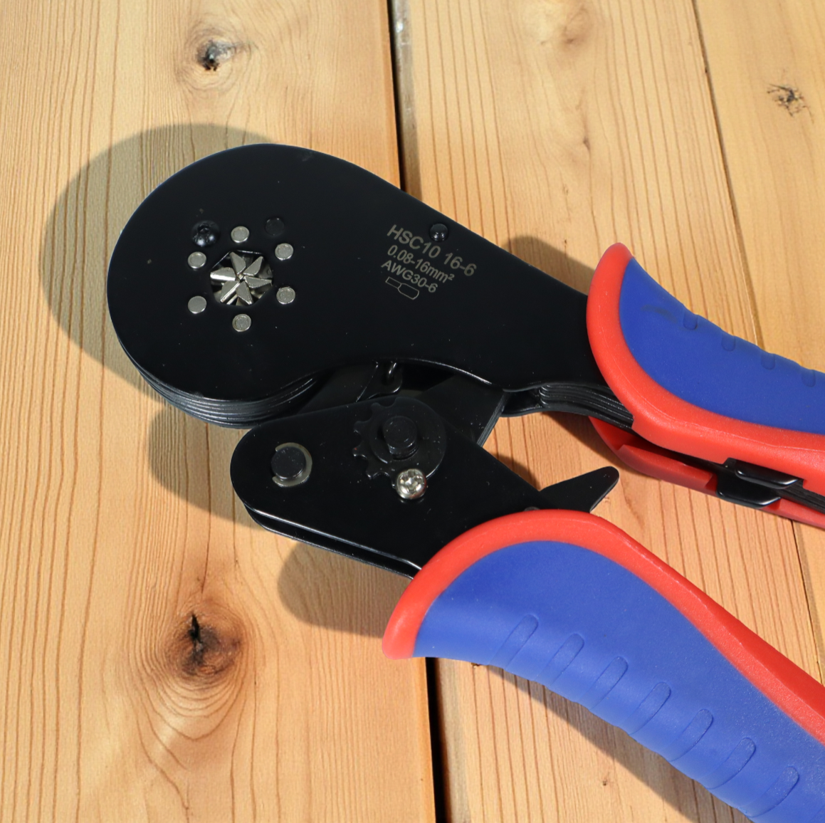 Gambar produk YEFYM Tang Tubular Terminal Crimping Tools Pliers 30-6 AWG 0.08-16mm2 - HSC10 16-6