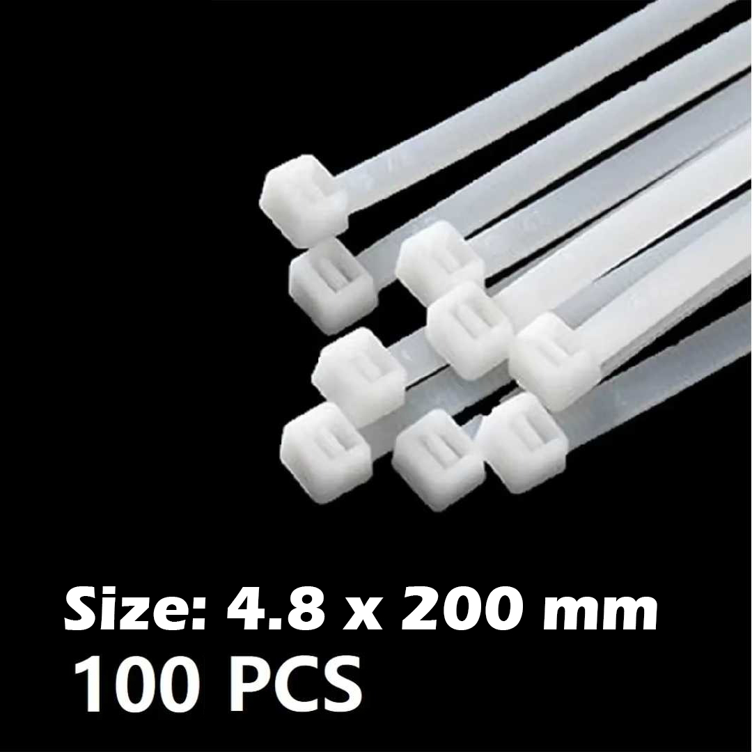 Gambar produk Taffware Kabel Ties Cable Nylon Multifunction 100 PCS 4.8x200mm - YQ835