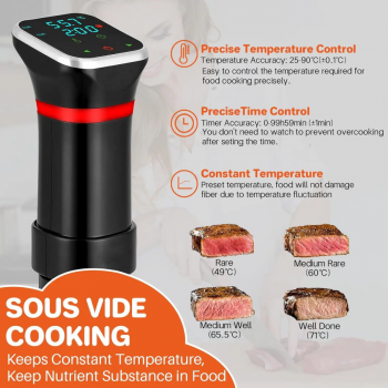 Gambar produk GOYERRNES Sous Vide Vacuum Heater Slow Food Cooker 1100W - SJ-S012