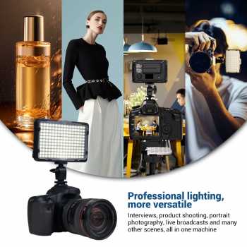 Gambar produk Tolifo Lampu LED Kamera Video Studio Fill Light Rechargeable 11W - PT-176S