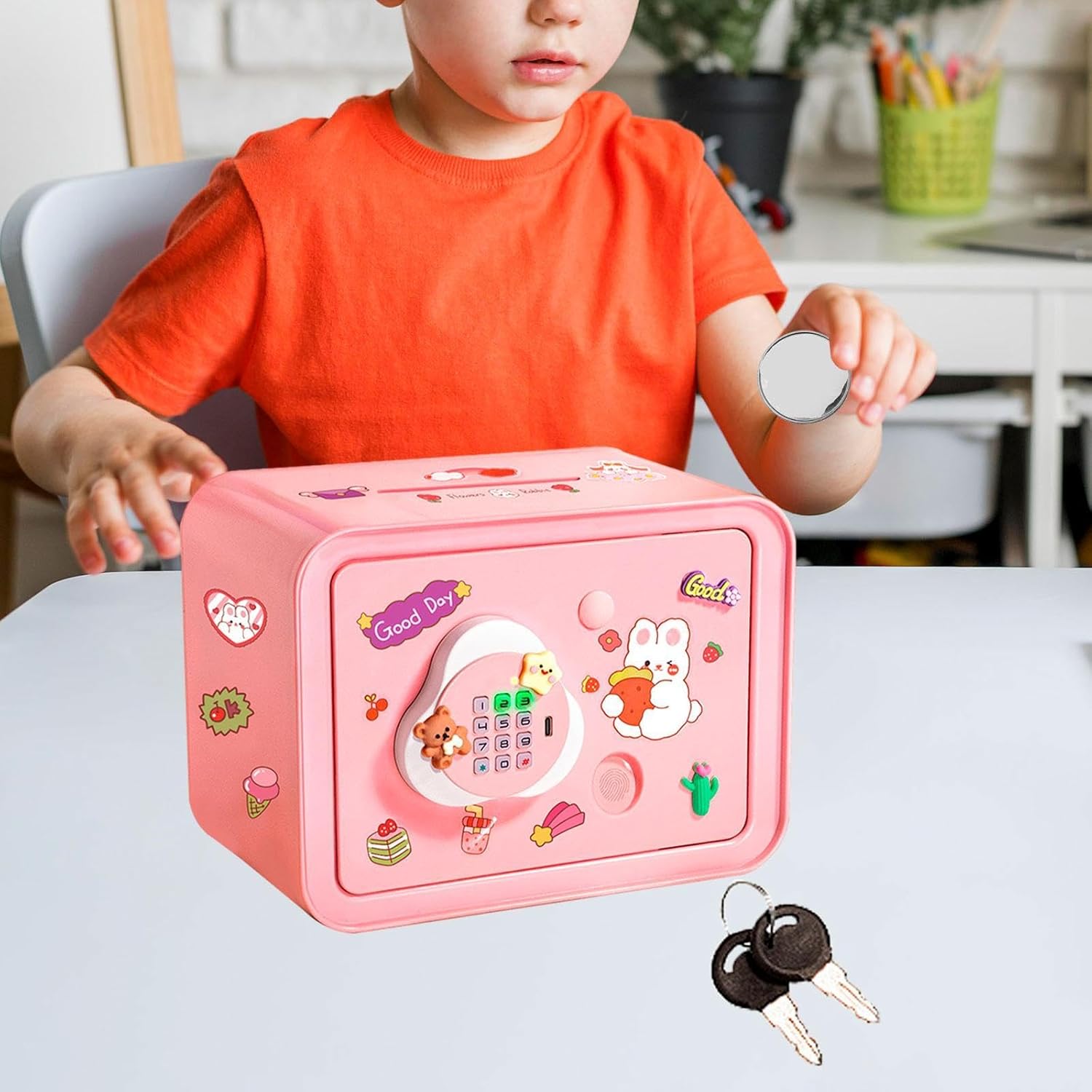 Gambar produk Investdini Celengan Anak Electronic Cartoon Money Bank Savings Toy - INU165