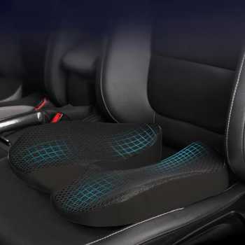 LVLY Bantal Duduk Kursi Mobil Orthopedic Seat Cushion Memory Foam - L-1A