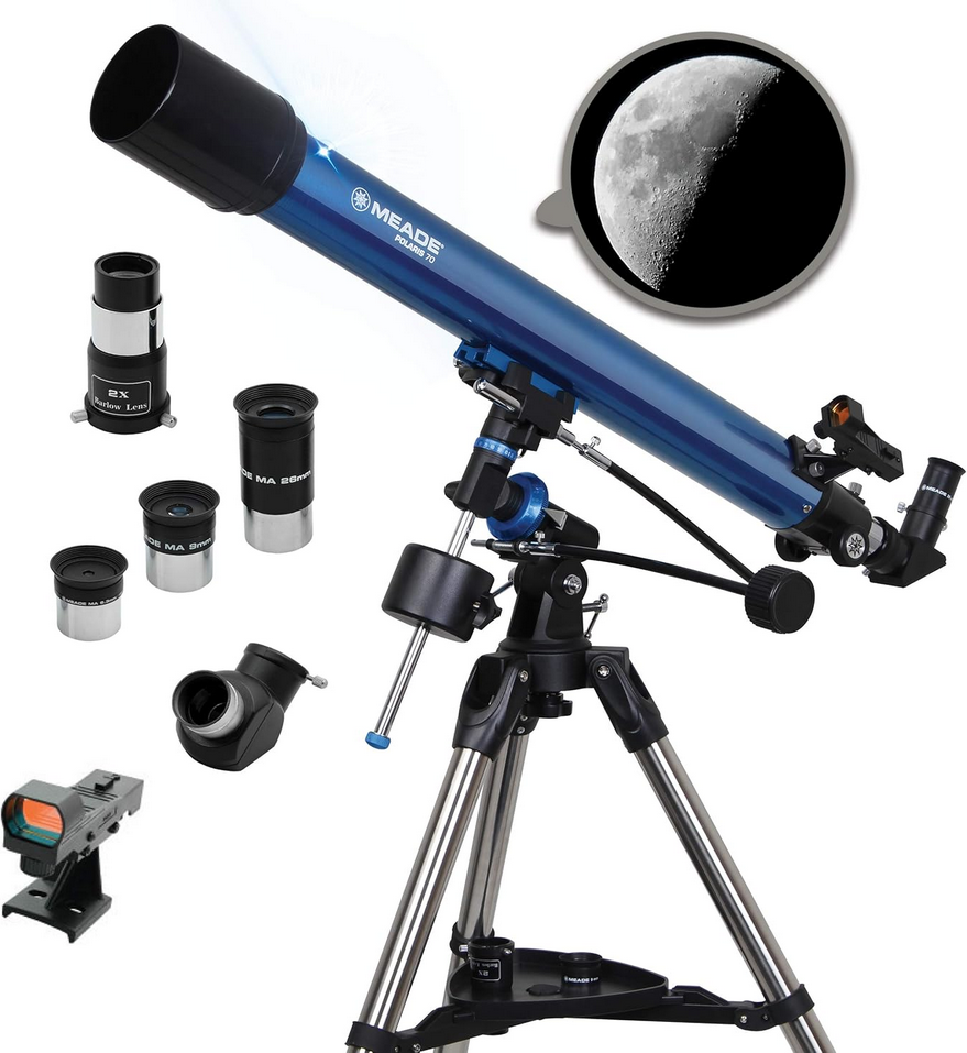 Gambar produk MEADE Teropong Bintang Astronomical Telescope 140X 900/70mm - 70EQ