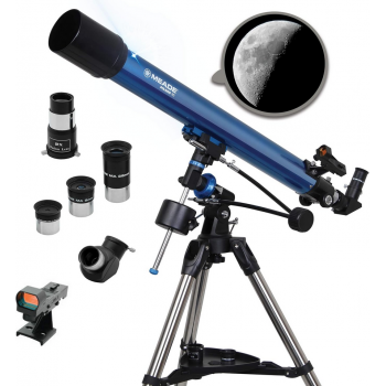 MEADE Teropong Bintang Astronomical Telescope 140X 900/70mm - 70EQ