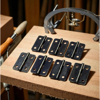 Gambar produk KitTrader Engsel Pintu Lemari Kabinet Door Hinge 4 Hole 21x30mm 10 PCS - KT519