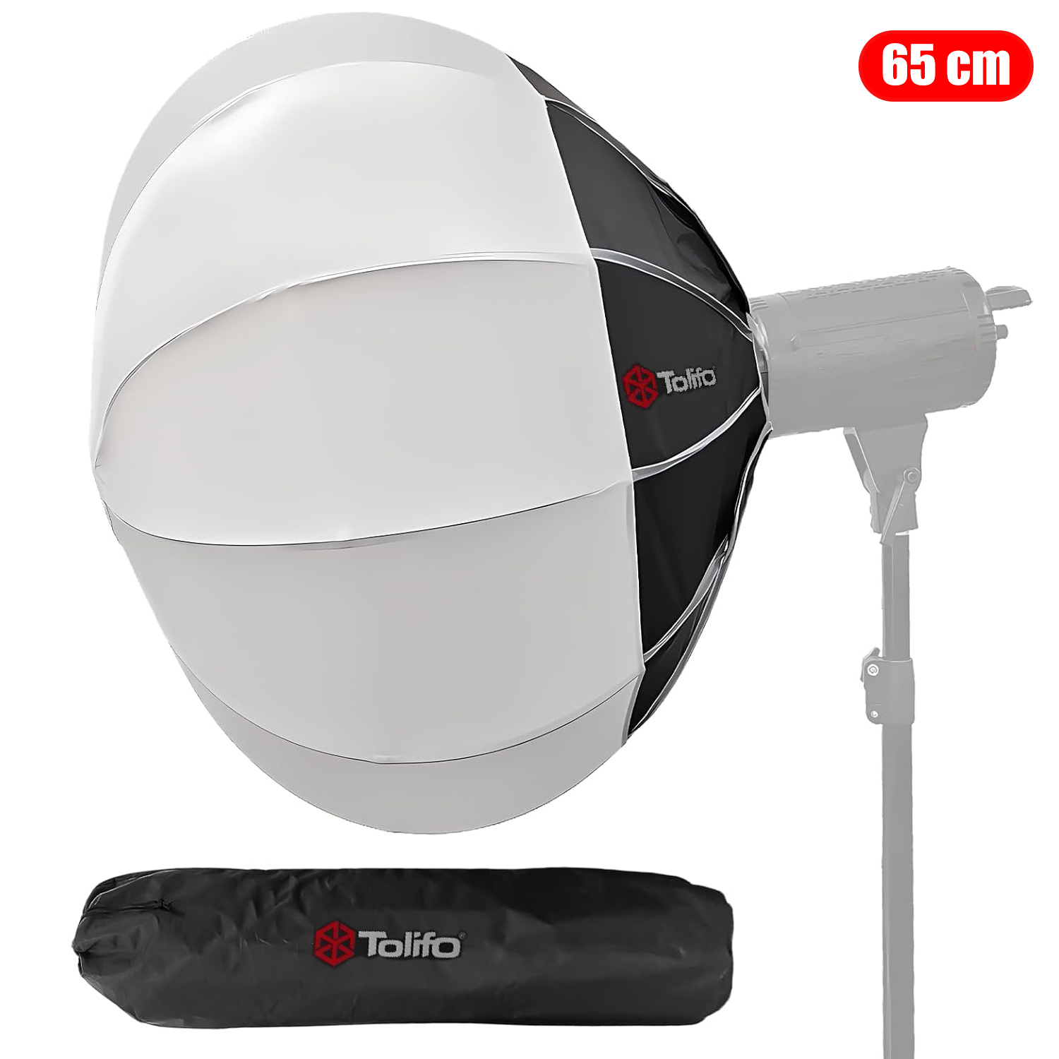 Gambar produk TOLIFO Softbox Parabolik Lentera Reflector Quick Released 65cm - LKD-65