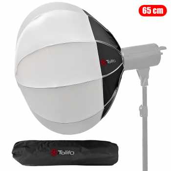 Gambar produk TOLIFO Softbox Parabolik Lentera Reflector Quick Released 65cm - LKD-65