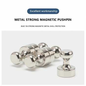 Gambar produk KELEIN Gantungan Magnet Push Pin Thumbtacks Refrigerator 25x30mm 5 PCS - K530