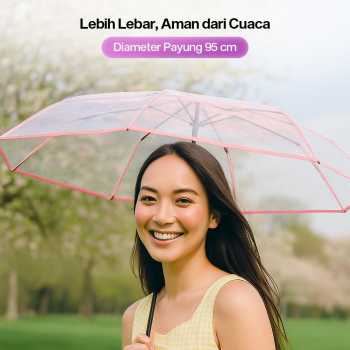 Gambar produk Yesello Payung Lipat Manual Motif Cherry Blossom 8 Bone 95cm - E023