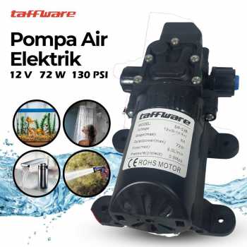 Taffware Pompa Air Elektrik Diaphragm Pump 12V 72W 130 PSI - DP-538