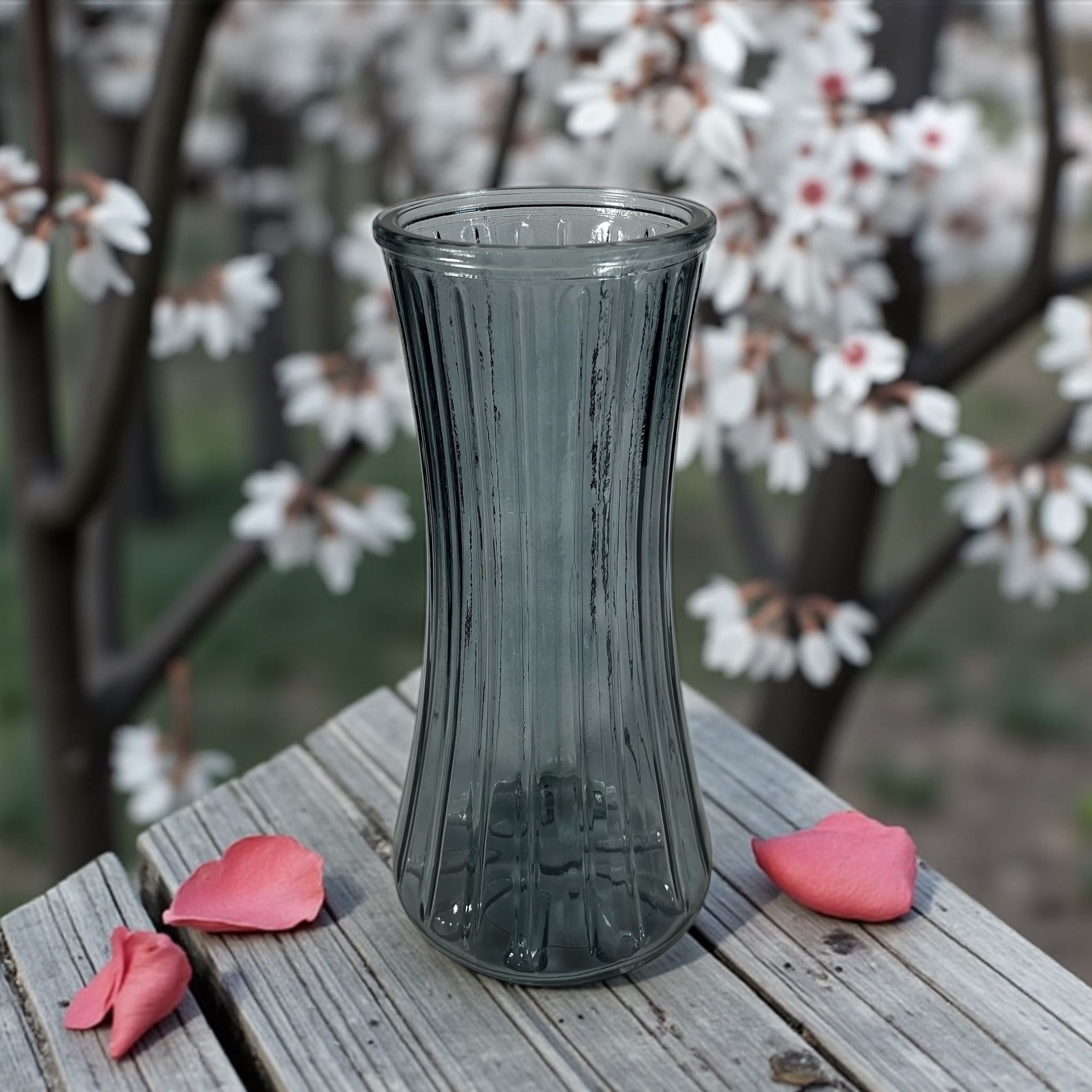 YOKIMA Vas Bunga Kaca Bening Estetik Vintage Glass Flower Vase - Y23 Gambar produk YOKIMA Vas Bunga Kaca Bening Estetik Vintage Glass Flower Vase - Y23