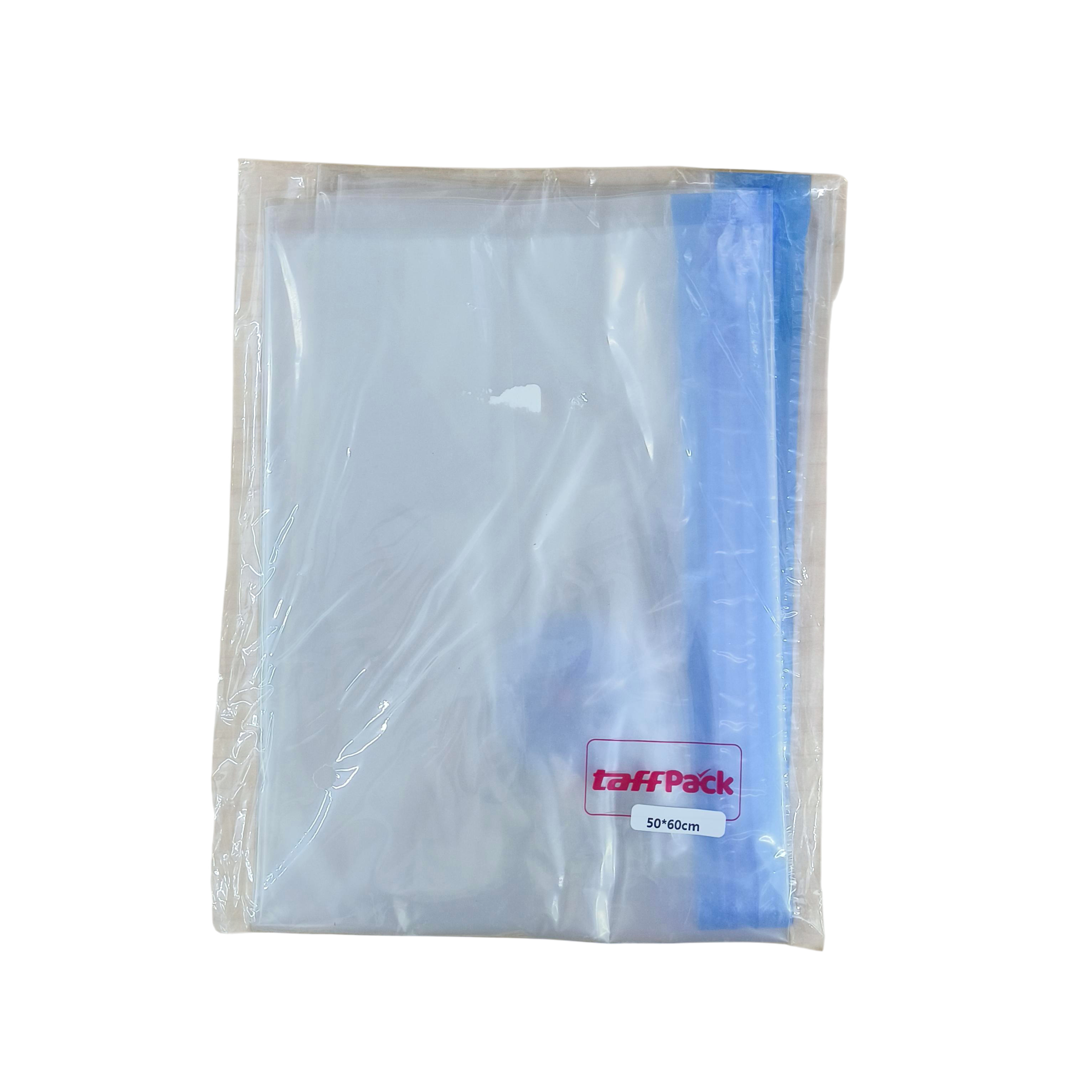 Gambar produk TaffPACK Kantong Plastik Vakum Pakaian Multifungsi Vacuum Bag 1 PCS 50x60cm - YK-1000