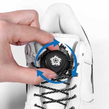 Gambar produk Silenching Tali Sepatu Putar Automatic Rotating Shoelace Buckle - INU66-B