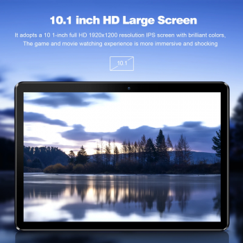 Gambar produk PRITOM Tablet Android 13 10.1 Inch IPS WiFi 3G Quad Core 6000mAh - M10
