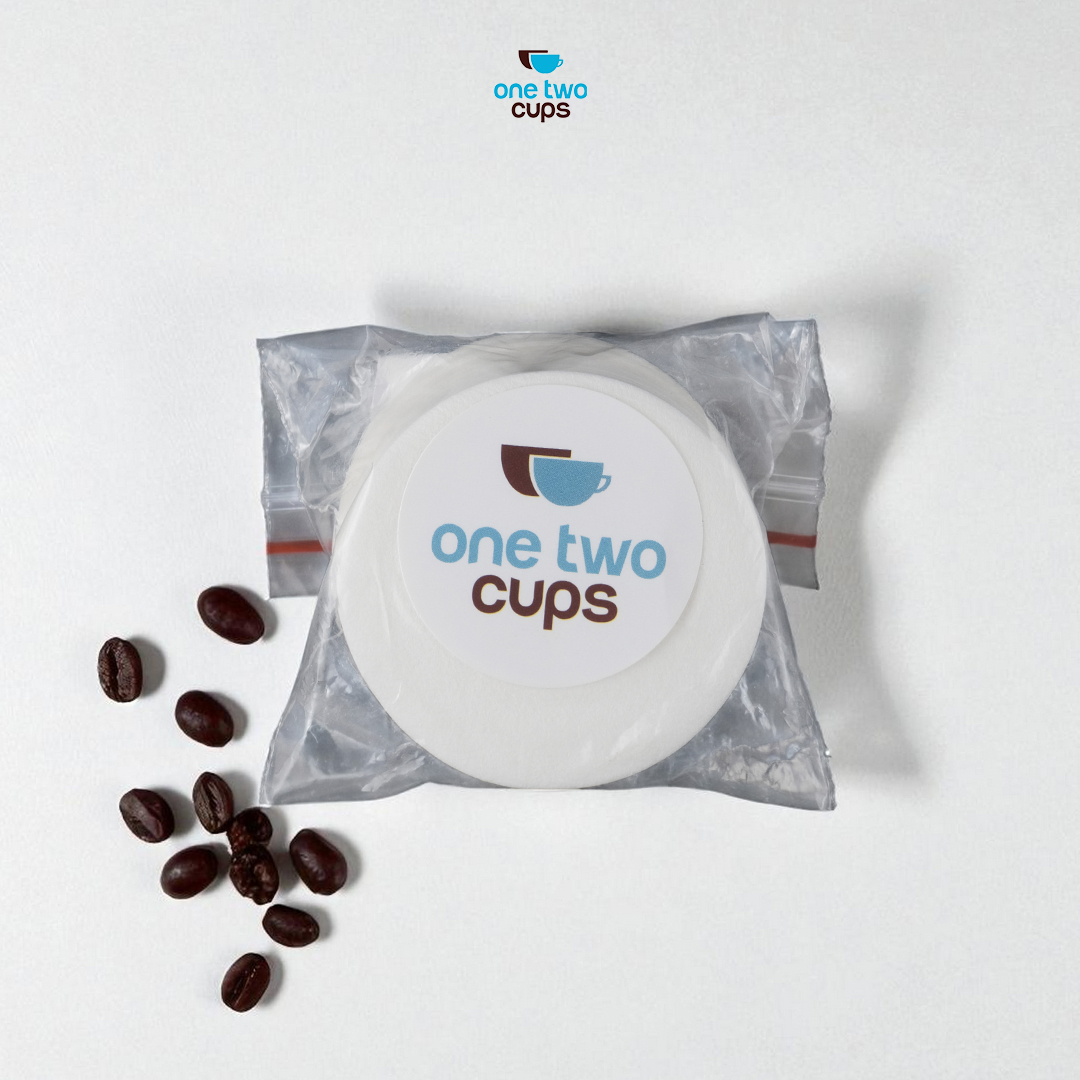 Gambar produk One Two Cups Kertas Saringan Kopi Coffee Filter Paper Moka Pot 100 PCS 42mm - OJ-1