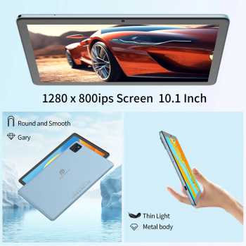 Gambar produk PRITOM Tablet Android 14 10.1 Inch IPS WiFi 4G A523 Octa Core 8000mAh - P30