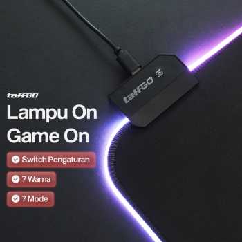 Gambar produk TaffGO Gaming Mouse Pad Glowing RGB LED High Precision 300x800x4mm