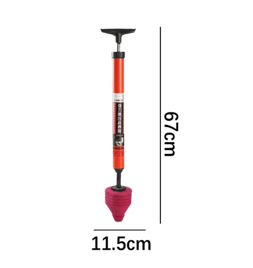 Gambar produk NUSIMBA Alat Pompa Sedot WC Toilet Unblock Plunger High Pressure - NU23