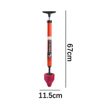 Gambar produk NUSIMBA Alat Pompa Sedot WC Toilet Unblock Plunger High Pressure - NU23