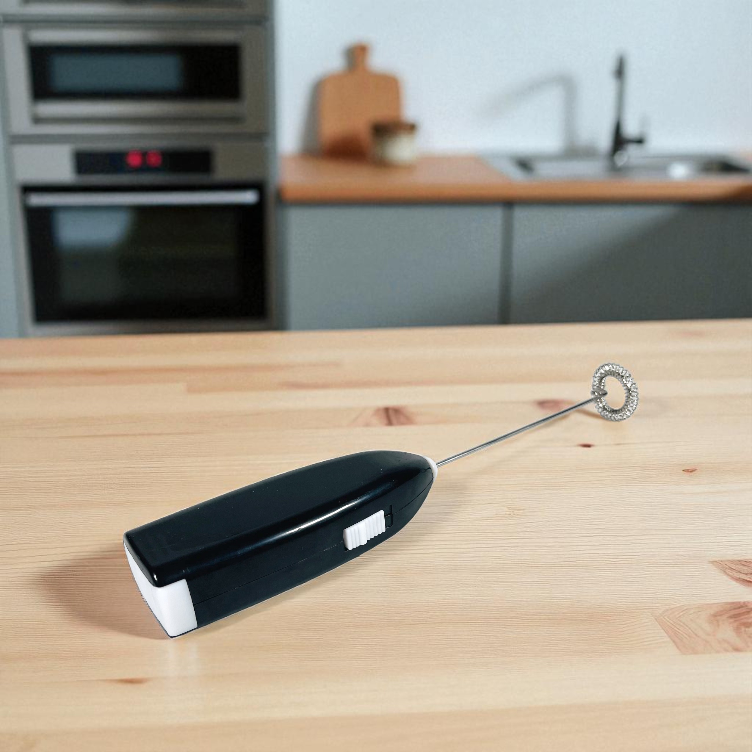 Gambar produk Hand Mixer Mini Pengocok Telur Milk Frother Electric Battery Power - F-016
