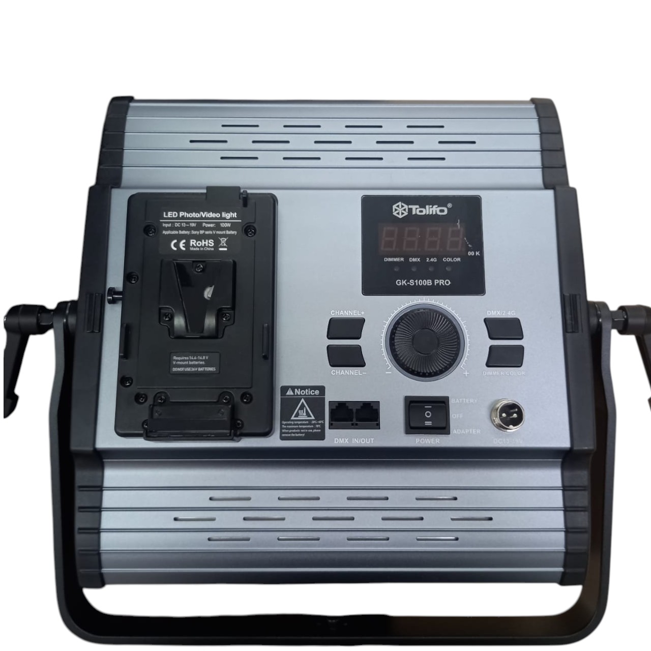 Gambar produk TOLIFO Lampu Kamera Foto Video Adjustable Studio Light LED 100W - GK-S100B PRO