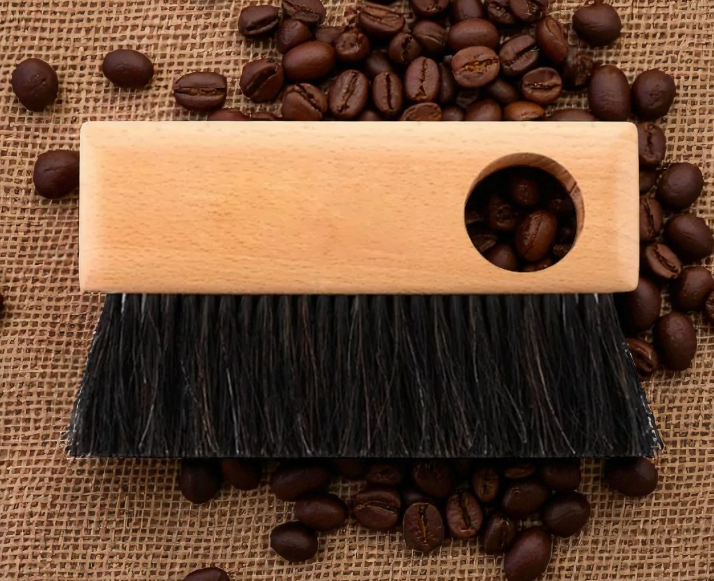 Gambar produk RANAR Kuas Pembersih Mesin Espresso Coffee Bar Cleaning Powder Brush - GH5