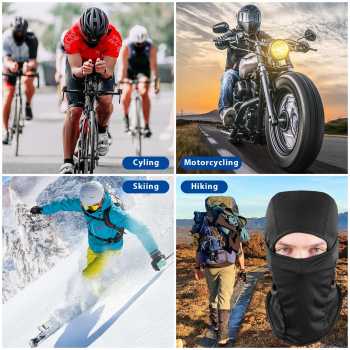 Gambar produk CISE Masker Motor Balaclava Full Face Polyester Windproof - MJ-22A