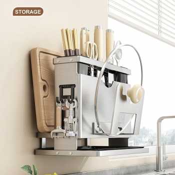 Gambar produk JoyHome Tempat Pisau Dapur Rak Penyimpanan Sendok Sumpit Organizer - JH-28