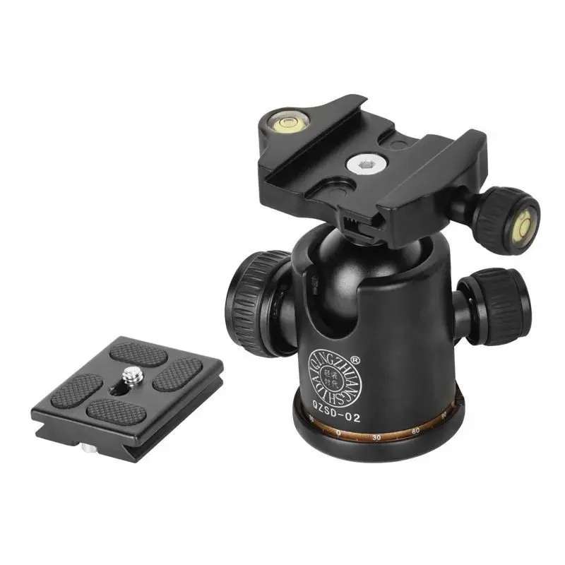 Gambar produk QZSD Ball Head Tripod Kamera DSLR 360 Swivel 1/4 Inch - Q02